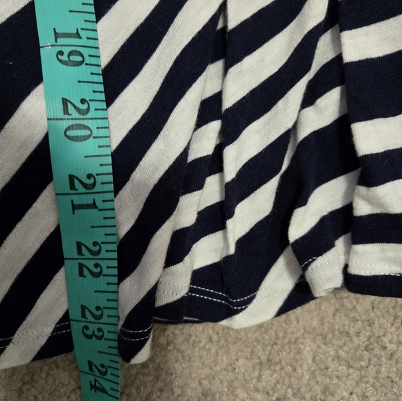 A|X ARMANI EXCHANGE Navy and White Lightweight Cotton Cardigan. Sise Small - Picture 12 of 12
